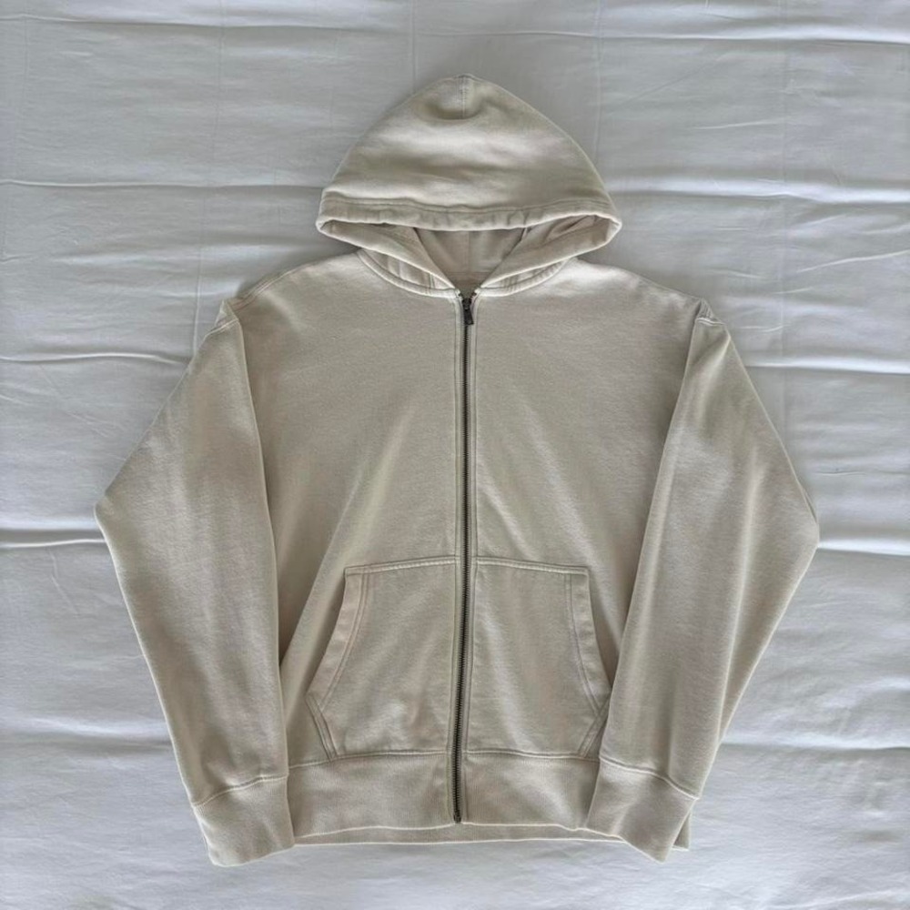 Aeropostale Cream Zip Up Hoodie/fleece